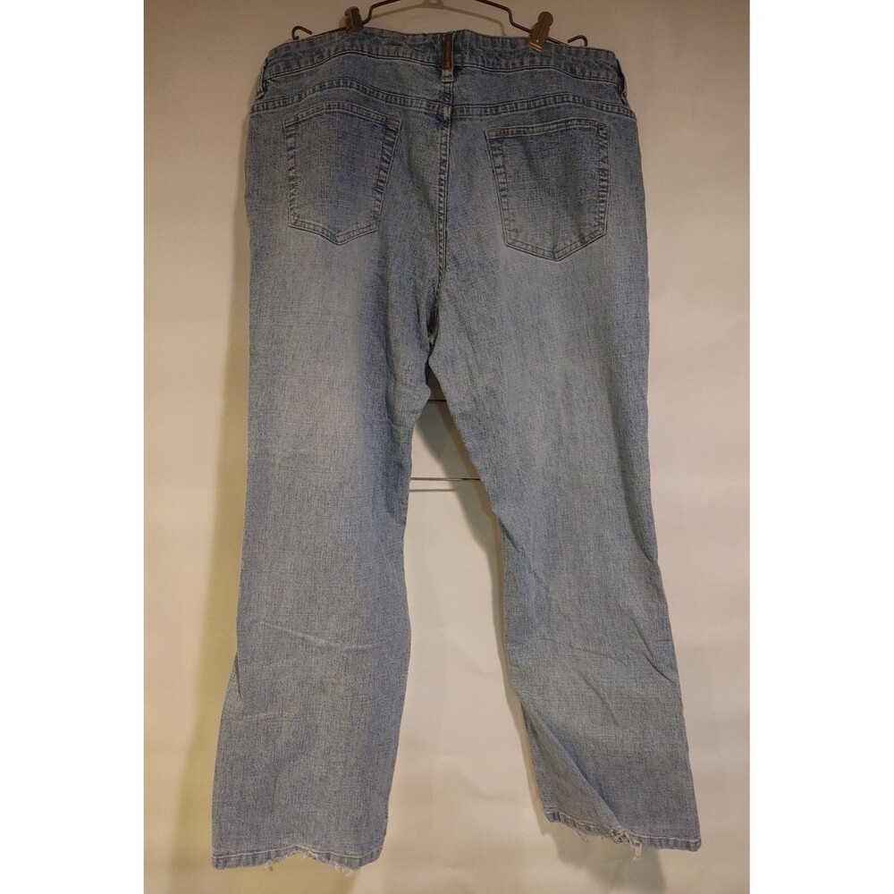 Lee Jeans Womens Size 18WM One True Fit Bootcut Blue Denim